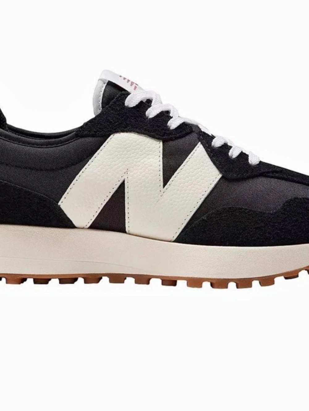 New Balance 327 Black White Gum Black & White Sneakers